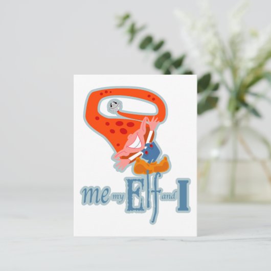 Ik, mijn Elf en ik Briefkaart (Staand voorkant)