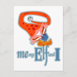 Ik, mijn Elf en ik Briefkaart