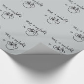 ik & mijn fiets = geluk cadeaupapier (Hoek)