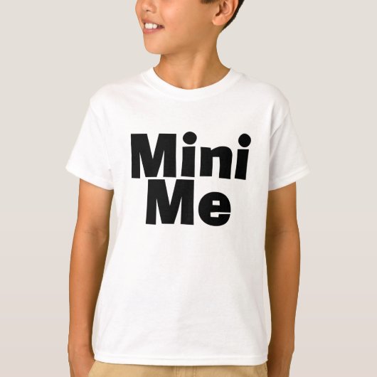 Ik/Mini ik ben een vader/zoon moeder/dochter. T-shirt (Voorkant)