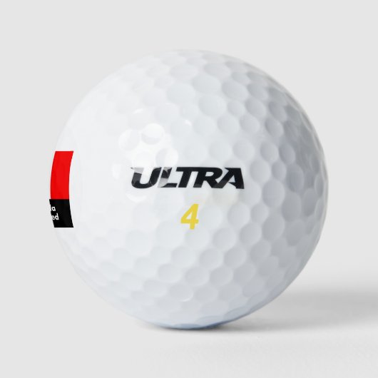 Ik mis Canada van Eh naar Zed Golfballen (Logo)
