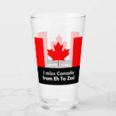 Ik mis Canada van Eh tot Zed Glas (Voorkant)