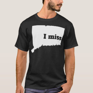 Ik mis Connecticut mijn thuisstaat T-shirt