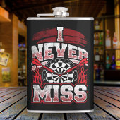 Ik mis Dart Player Flask 8 oz nooit. Heupfles