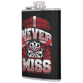 Ik mis Dart Player Flask 8 oz nooit. Heupfles (Links)