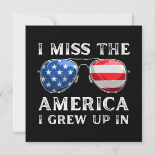 ik mis de Amerika waar ik ben opgegroeid