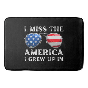 ik mis de Amerika waar ik ben opgegroeid Badmat