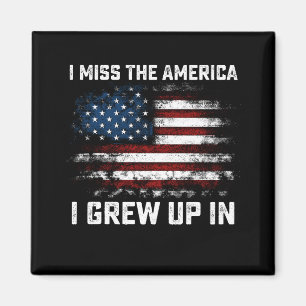 Ik mis de Amerika waar ik ben opgegroeid USA Ameri Magneet