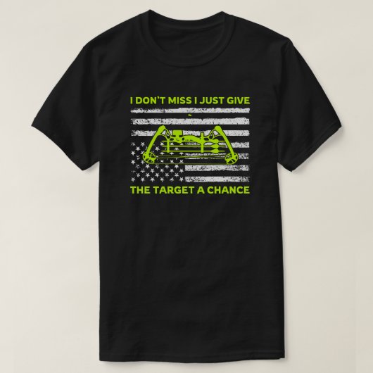 Ik mis de boogschieten Gezegden niet T-shirt (Design voorkant)