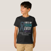 Ik mis elke dag mijn neef Suicide Preventi T-shirt (Voorkant volledig)