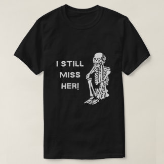 "Ik mis haar nog" Skeleton, Mannen T-shirt