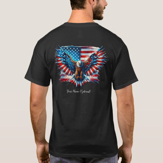 Ik mis het Amerika dat ik heb opgegroeid T-shirt (Achterkant)