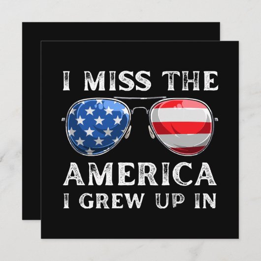 Ik mis het Amerika waarin ik ben opgegroeid (Voorkant / Achterkant)