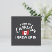 Ik mis het Canada waar ik opgroeide Kaart (Staand voorkant)
