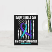 Ik mis het Suicide Awareness Shirt Prevent Kaart (Voorkant)