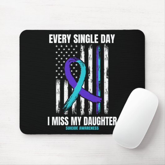 Ik mis het Suicide Awareness Shirt Prevent Muismat (Met muis)