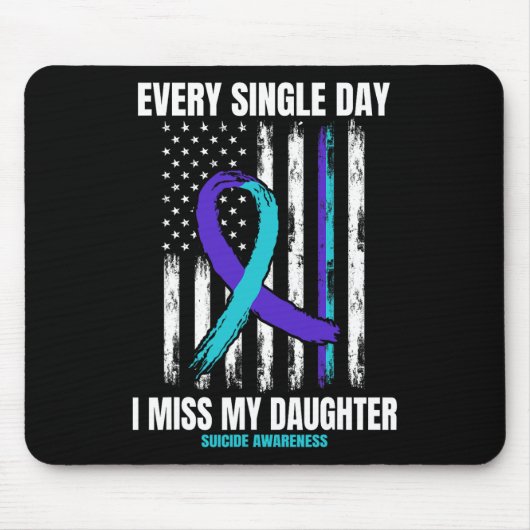 Ik mis het Suicide Awareness Shirt Prevent Muismat (Voorkant)