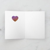 Ik mis je 5 x 7 wenskaart kaart (Binnen)