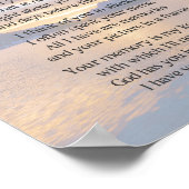 Ik mis je beste vriendschapsgedicht Poster (Hoek)