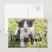 Ik mis je briefkaart (Voorkant / Achterkant)