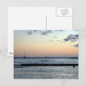 Ik mis je ... briefkaart (Voorkant / Achterkant)