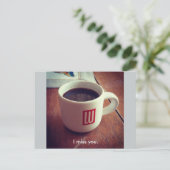 Ik mis je. briefkaart (Staand voorkant)