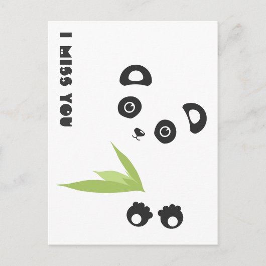 Ik mis je briefkaart (Voorkant)