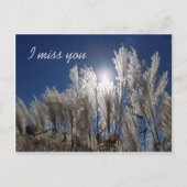 Ik mis je Briefkaart (Voorkant)