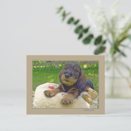 Ik mis je briefkaart (Staand voorkant)