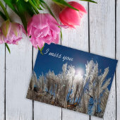 Ik mis je Briefkaart