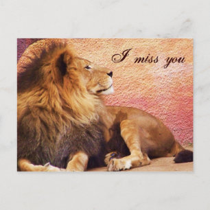 Ik mis je_ Briefkaart