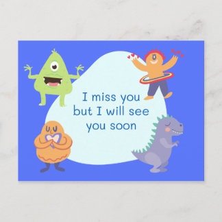 Ik mis je briefkaart