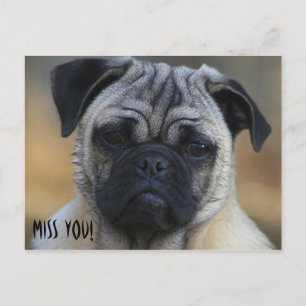 Ik mis je! briefkaart