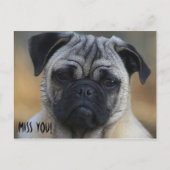 Ik mis je! briefkaart (Voorkant)