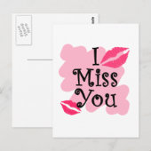 Ik mis je briefkaart (Voorkant / Achterkant)