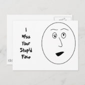 Ik mis je Briefkaart. Briefkaart (Voorkant / Achterkant)