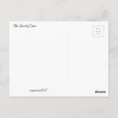 Ik mis je, de eenzame kraai briefkaart (Achterkant)