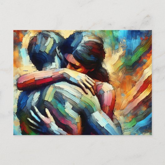 Ik mis je | De liefde omarmen Briefkaart (Voorkant)