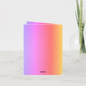 Ik mis je een flinke waffel Grappige voedsel grap Kaart (Achterkant)