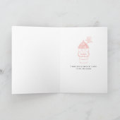 Ik mis je een Latte Kawaii Coffee Social Distance Kaart (Binnen)