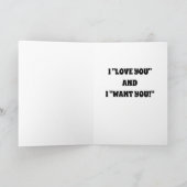 "IK MIS JE" EN "IK WIL JE" KAART (Binnen)