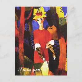 Ik mis je. Fine Art Valentijnsdag Feestdagenkaart