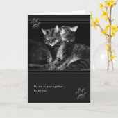 Ik mis je grijze tabletten kaart (Gele Bloem)