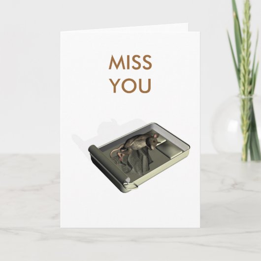 Ik mis je heel erg kaart (Voorkant)