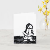 ik mis je ( hoekje kind ) kaart (Gele Bloem)