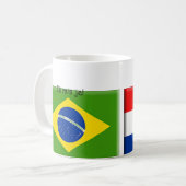 Ik mis je Holland Brazilië Koffiemok (Voorkant links)