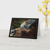 Ik mis je hond zo schattig en verdrietig kaart (Gele Bloem)