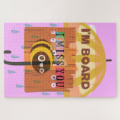 Ik mis je in de regen die ik verveel. legpuzzel (Horizontaal)