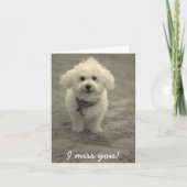 Ik mis je! kaart (Voorkant)