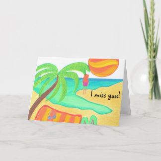 Ik mis je! kaart